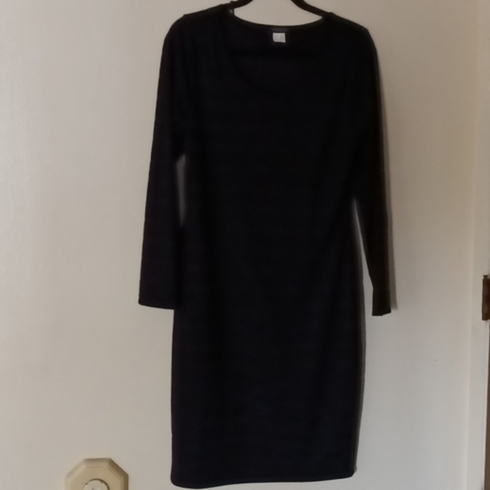 Venus sheer striped dress